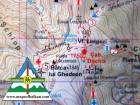 Trekking map Ceahlau / Ceahlău Massif 1: 50 000