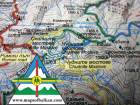 Hiking & Trekking map Rhodope Mountains West  Bulgaria  1: 120 000
