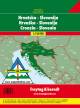 Kroatien - Slowenien Strassenkarte (Strassenatlas) Wanderkarte 1:150.000