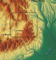 Z01 Hiking map of Covasna Area Mountain Romania 1:150 000