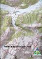 MN 3 Hiking map of Prokletije Mountains Montenegro 1:50:000 VERY RARE