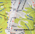 Trekking map Piatra Craiului Mountains - 1: 30 000