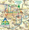 Hiking & Bike map Kalotaszeg Area  1: 70 000