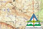 Turistička planinarska karta  Djeravica Đeravica Gjeravica 1: 50 000