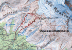 0/3a Cordillera Blanca, North (Peru) Trekking map